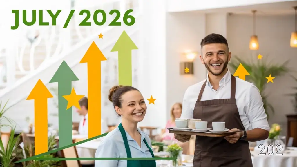 Horeca loonsverhoging juli 2026 komt er aan 3 Horeca loonsverhoging juli 2026